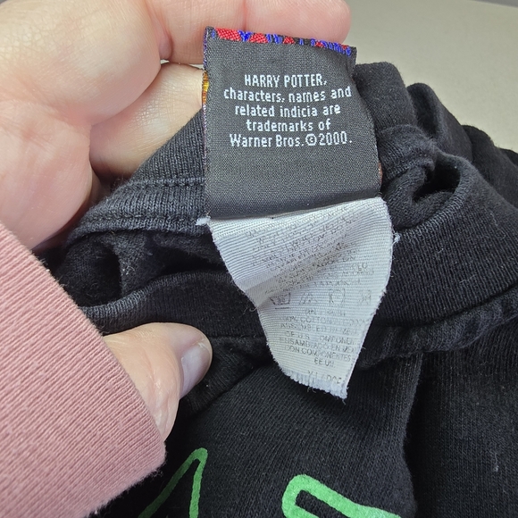 Vtg 2000 Harry Potter & The Sorcerers Stone Glow In Dark Shirt Youth XL Adult Sm - Picture 6 of 9